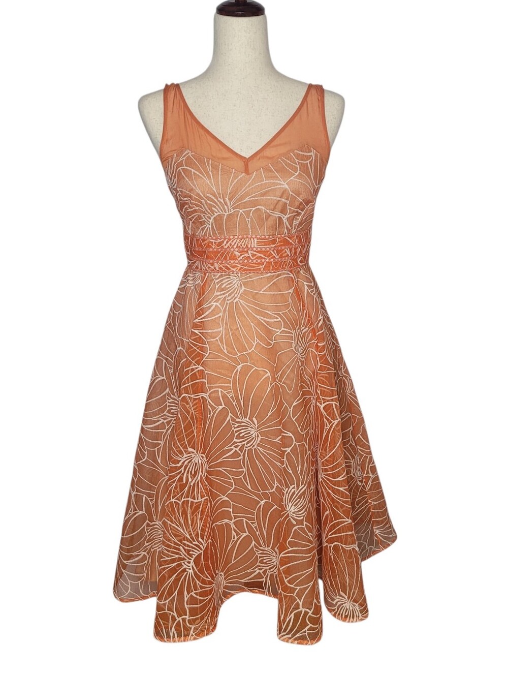 NWT Anthropologie Mouliette Soeurs Embroiderd Calendula Dress Size 2P